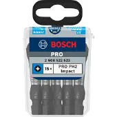 Bosch Accesorios 2608522523 2608522523 Bit-Set Stjärnspår Phillips Torsionzon
