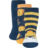 Ewers Sockor mörkblå / gul / orange / vit