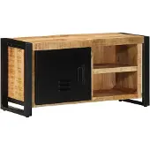 vidaXL TV-möbel 80x30x40 cm av rå mangoträ, TV-bänk, hifi-möbel, underhållningscenter, TV-skåp, möbel 4013587