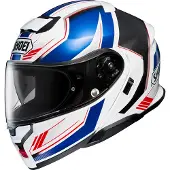 Shoei Neotec 3 Grasp TC-10 Vit/Blå/Antracit/Röd S Unisex hvid