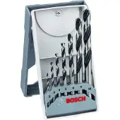 Bosch 2608577347 2608577347 HSS Metall-spiralborrset 7 delar 2 mm, 3 mm, 4 mm, 5 mm, 6 mm, 7 mm, 8 mm, 9 mm, 10 mm 1 set