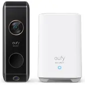 Eufy - Dörrklocka - trådlös - 802.11b/g/n - svart