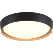 JUST LIGHT LED taklampa Emilia, dimbar, Svart, Vardagsrum / matsal, Metall, Modern, LED-taklampa