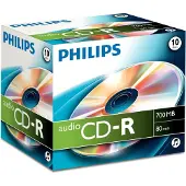 Philips - 10 x CD-R - 700 MB (80min) - CD-fodral