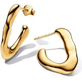 Pandora Essence 14k Gold-plated v-shaped creoler 263290C00