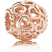 Pandora 14k Rose Gold-Plated 780964 Open Your Heart