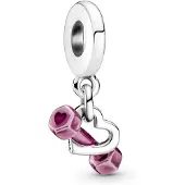 Pandora Dumbbell & Heart berlock 799545C01