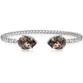 Caroline Svedbom Mini Drop Bracelet Rhodium Greige - Stjärnurmakarna