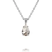 Caroline Svedbom Petite Drop halsband crystal rhodium