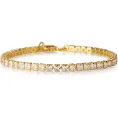 Caroline Svedbom Zara Bracelet Gold Crystal - Stjärnurmakarna
