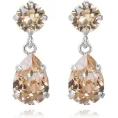 Caroline Svedbom Mini Drop örhängen silk rhodium