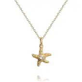 Caroline Svedbom Mini Sea Star Necklace Gold - Stjärnurmakarna