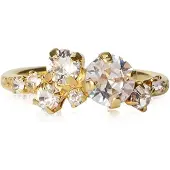 Caroline Svedbom Stardust Ring Gold Crystal - Stjärnurmakarna