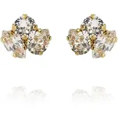 Caroline Svedbom Ana Earrings Gold Crystal - Stjärnurmakarna