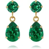 Caroline Svedbom Mini Drop Earings Majestic Green - Stjärnurmakarna