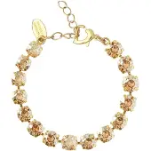 Caroline Svedbom Cora Bracelet Gold Golden Shadow - Stjärnurmakarna