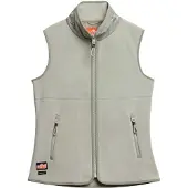 Superdry för kvinnor. W5011913A Fleecefodrad väst Active green (M), Casual, Grön, Polyester