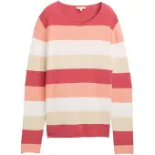 Tom Tailor Tröja beige / rosa / röd / vit