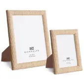 Eichholtz Pamplona fotoram natural raffia 2-pack