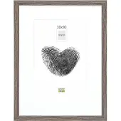 Deknudt S66KH3P1_30,X40,0 Växelram akryl Pappersformat: 30 x 40 cm (B x H) 30 cm x 40 cm Grå