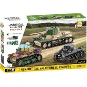 COBI Bricks Renault R35 - Valentine IX - Panzer I