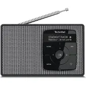 Technisat Bordsradio DIGITRADIO 2 DAB+, FM Väckningsfunktion Svart/Silver