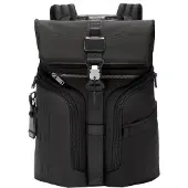 Tumi Svart Nylon Ryggsäck Handväska Med Silverfärgade Beslag Herrväskor 0232759D Basic Set (Bag+Tag)