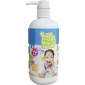 Natural Face & Fingerpaint Vit flaska-dispenser 1000 ml