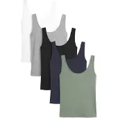 Next Topp marinblå / gråmelerad / grön / svart / off-white
