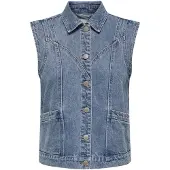 ONLY Väst 'ONLKennedy' blå denim