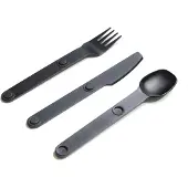 Full Windsor Magware MAG-SS-BLK Charcoal Black, outdoor cutlery