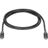 Akyga USB-kabel Thunderbolt 3 Thunderbolt-kontakt, Thunderbolt-kontakt 1.50 m Svart Symmetrisk konstruktion AK-USB-34