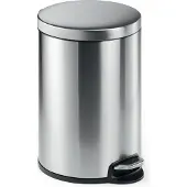 Durable 340223 340223 Papperskorg 20 l Rostfritt stål Silver 1 st