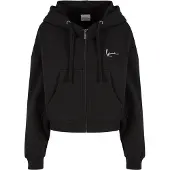 Karl kani Sweatjacka 'Essential' svart / vit