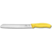 Victorinox Brödkniv Classic Fibrox-blad 21 cm gult handtag, 10 st/fp