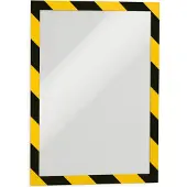 Durable Magnetram A4 självhäftande | Duraframe | svart/gul | 2st