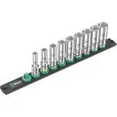 Wera Hylsnyckelsats Socket Rail B Deep 1; 3/8''; 9 st.