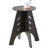 SoBuy Sidobord Svart 30,5 cm