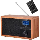 Adler AD 1184, Bärbar, Digital, AM, DAB+, FM, 15 W, 3,5 mm, Svart, Trä