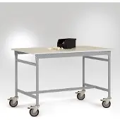 Manuflex LB4083.9006 ESD Arbetsbordmöbel Aluminiumsilver