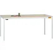 Manuflex LD1116.7035 ESD Arbetsbordmöbel Grå-vit (RAL 7035)