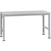 Manuflex AU4014.9006 Arbetsbordmöbel Aluminiumsilver