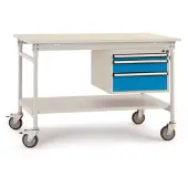 Manuflex BB5387.5007 Arbetsbordmöbel Briljantblå (RAL 5007)