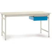 Manuflex BB5251.0002 Arbetsbordmöbel Grå-vit (RAL 7035)