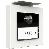 M-E Modern-Electronics VS-21 W Vistasmart Video-porttelefon LAN, WiFi Utomhusenhet Vit