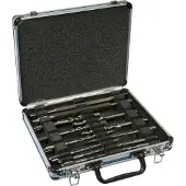 Makita - Borr- och mejselsats - 13 delar - SDS-plus - längd: 160 mm, 110 mm, 250 mm, 230 mm