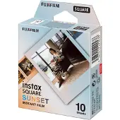 Fujifilm Instax Square-film. 10 bilder. solnedgång