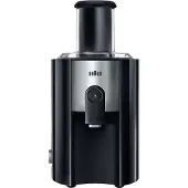 Braun IdentityCollection Multiquick 5 J 500 BK - Råsaftcentrifug - 1.25 liter - 900 W - premiumsvart/rostfritt stål