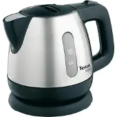 Tefal Mini vattenkokare i rostfritt stål 0,8L Trådlös vattenkokare Dold värmeelement Synlig vattennivå BI812510