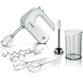 Bosch MFQ4075DE - Handmixer - 550 W - vitt/silver